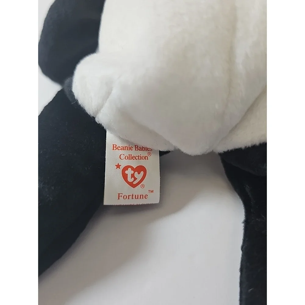 RETIRED‎ Ty Beanie Baby FORTUNE Bear ERRORS With Tags